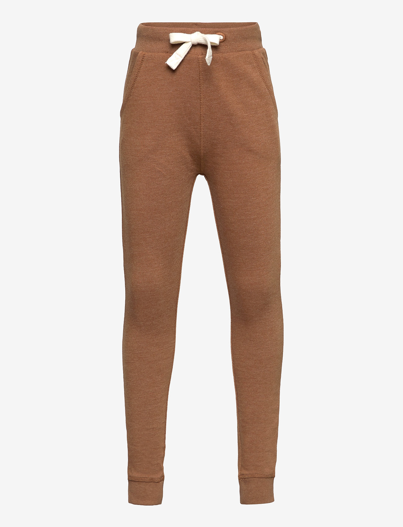 Minymo - Basic 36 -Sweat pant (2-pack) - mjukisbyxor - toffee - 2