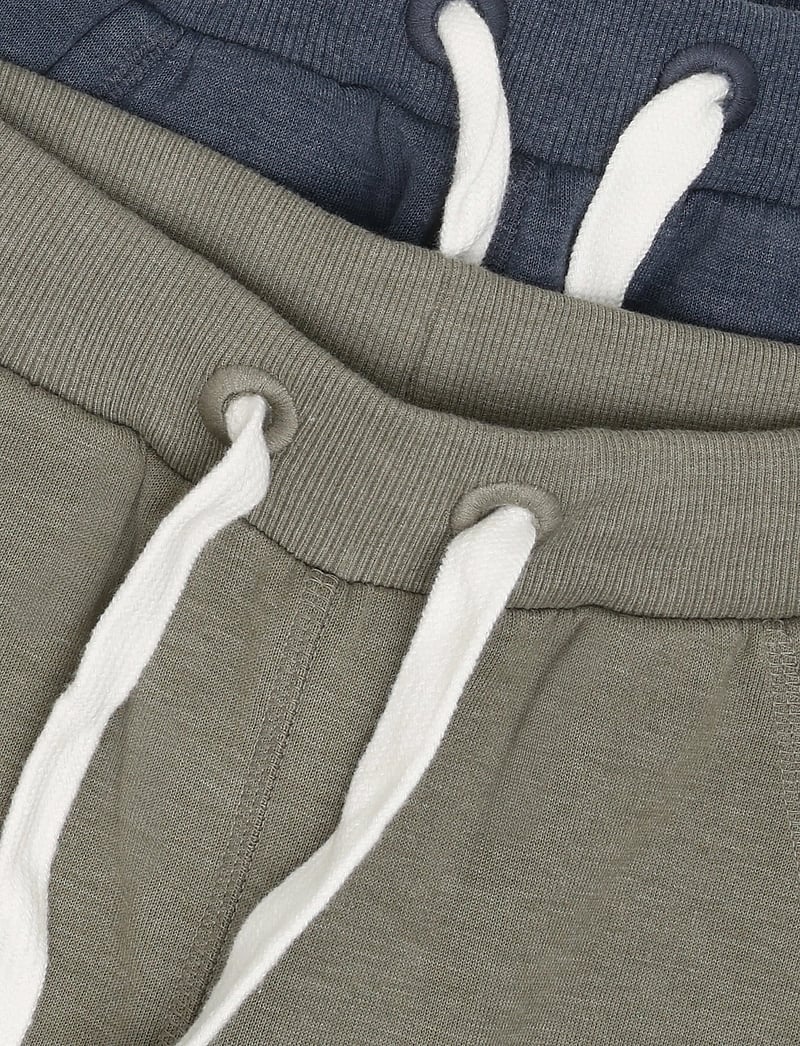 Minymo - Basic 36 -Sweat pant (2-pack) - sweatpants - vetiver - 4