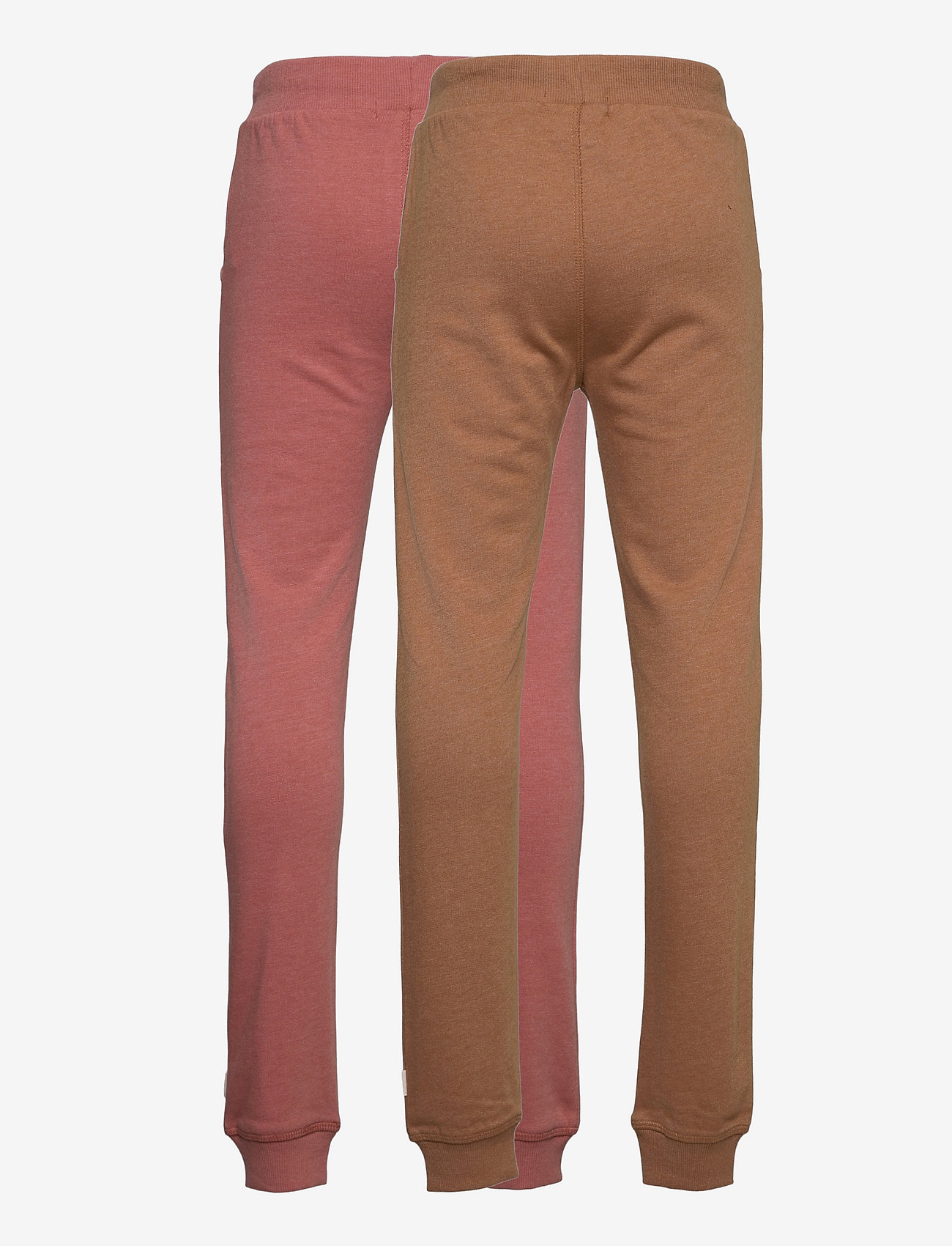 Minymo - Basic 37 -Sweat pant (2-pack) - sweatpants - canyon rose - 1