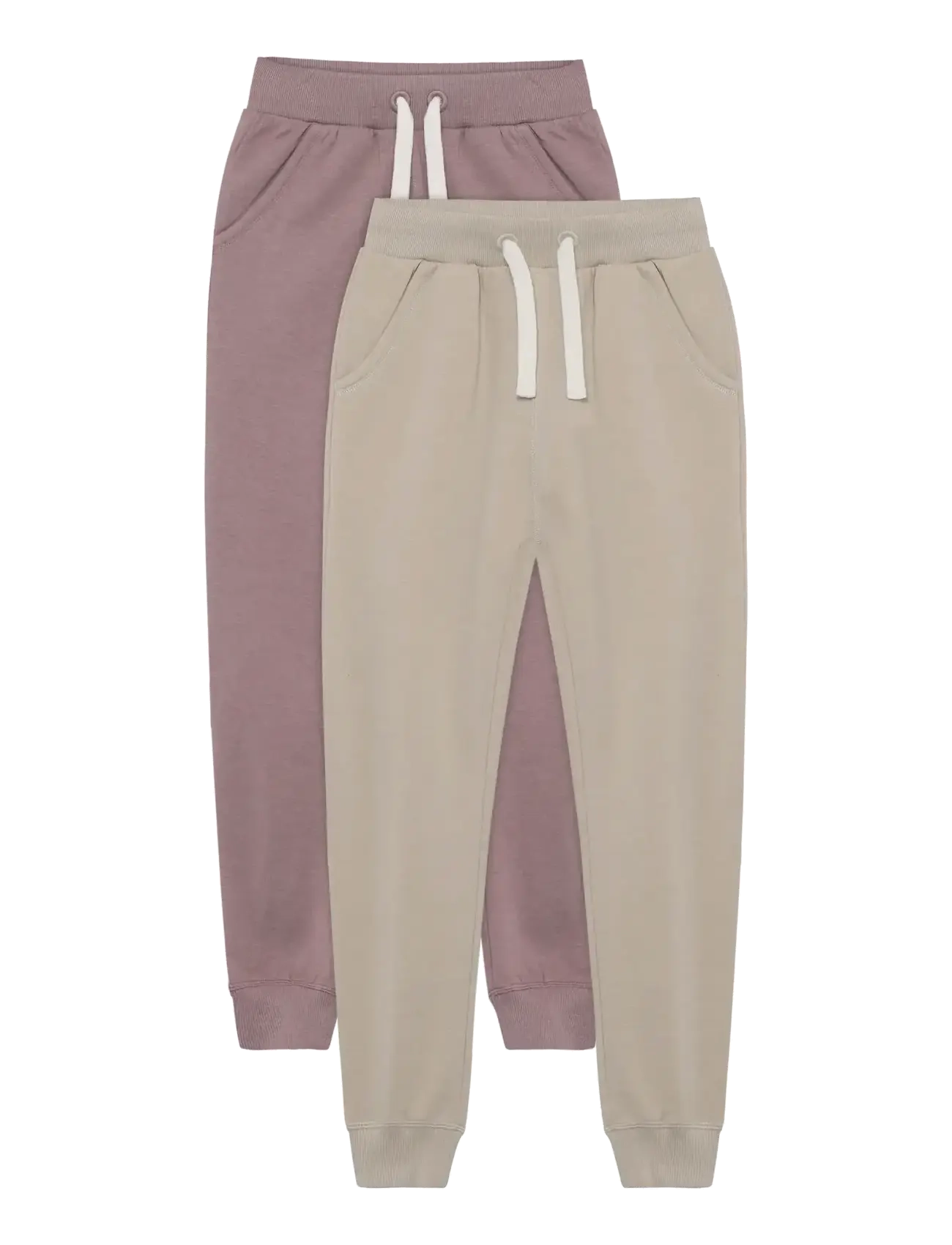Minymo Basic 37 -Sweat Pant (2-Pack), 122, Unterteile, Mehrfarbig/gemustert - Sweatpants, Kinder