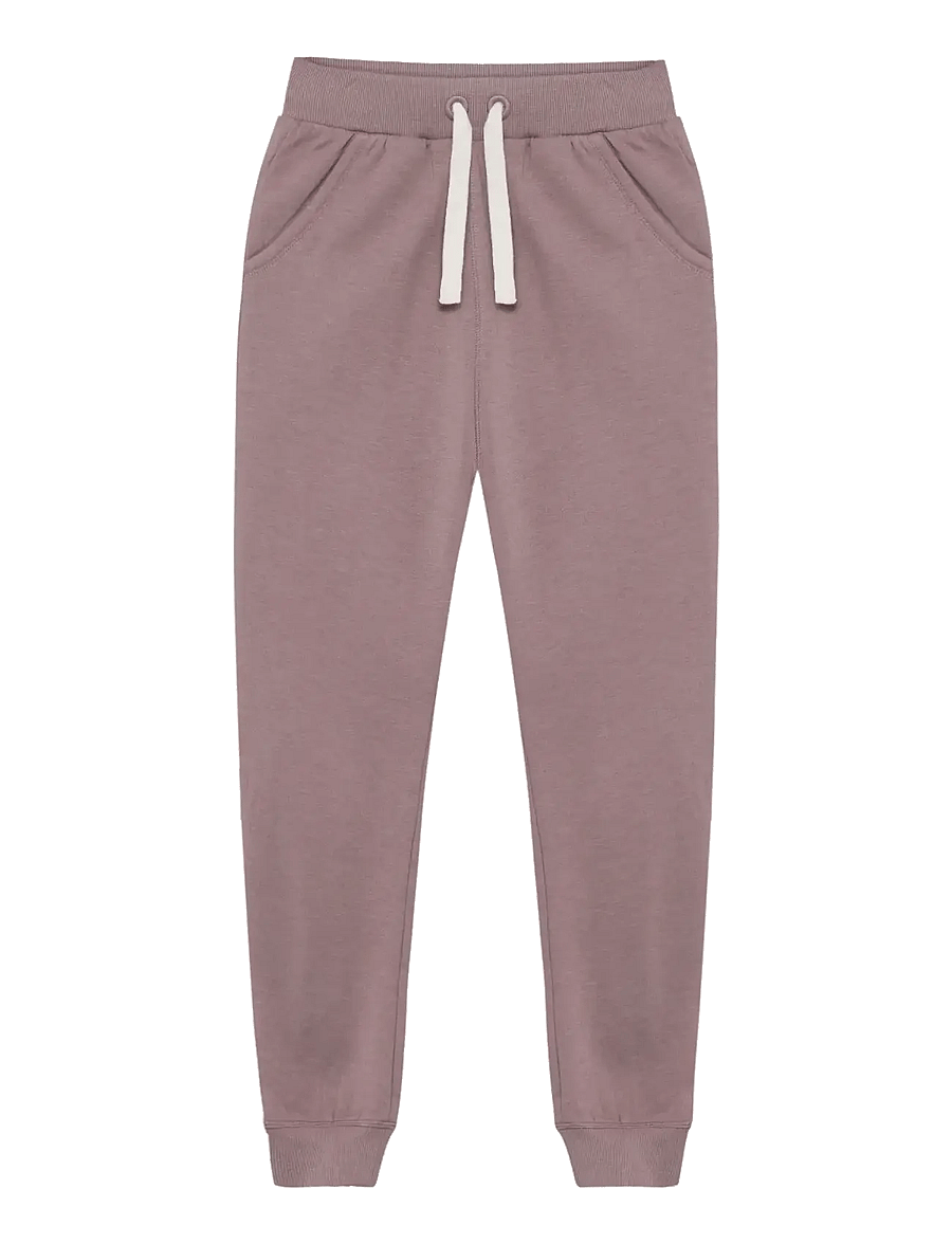 Minymo - Basic 37 -Sweat pant (2-pack) - mitmepakendiga püksid - elderberry - 2