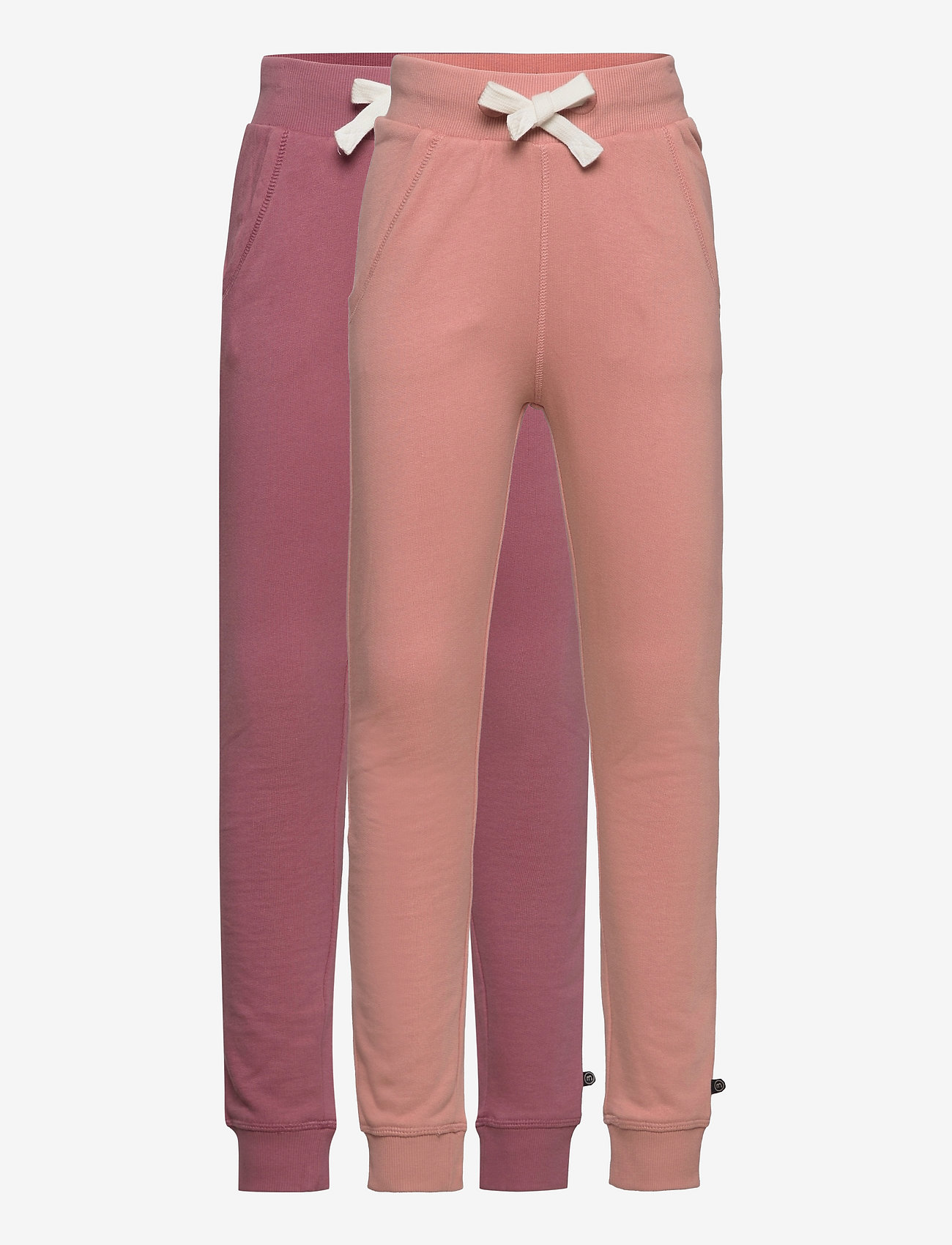 Minymo - Basic 37 -Sweat pant (2-pack) - laveste priser - mesa rose - 0