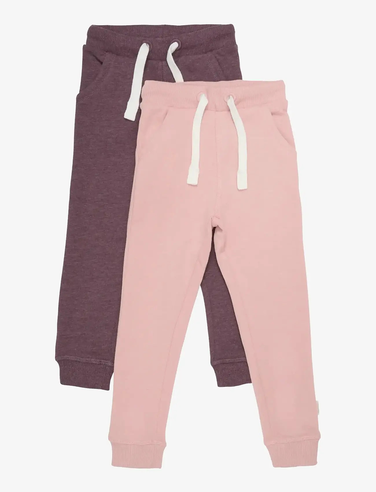 Minymo - Basic 37 -Sweat pant (2-pack) - die niedrigsten preise - misty rose - 0