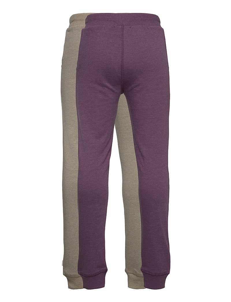 Minymo - Basic 37 -Sweat pant (2-pack) - spodnie dresowe - purple - 1