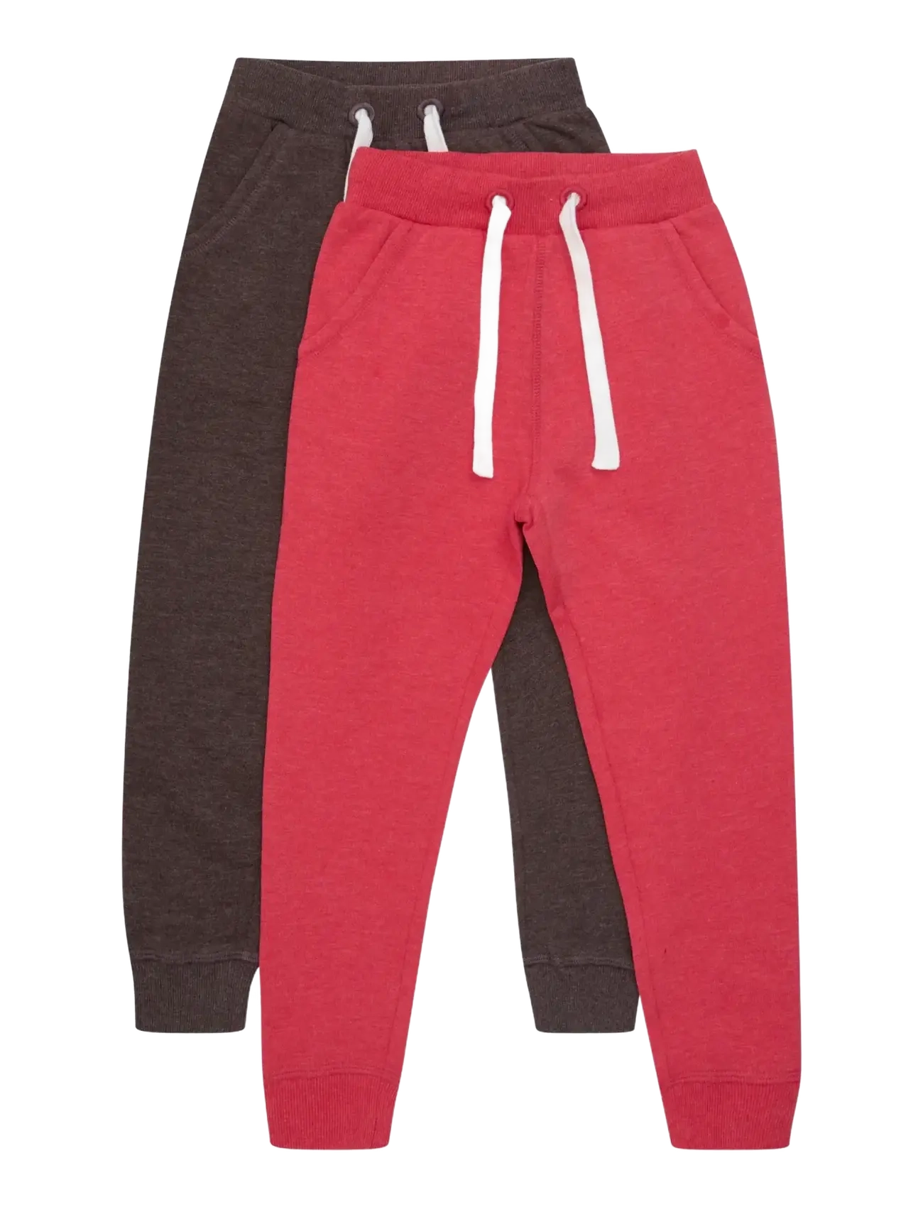 Minymo Basic 37 -Sweat Pant (2-Pack), 86, Unterteile, Rot - Sweatpants, Kinder