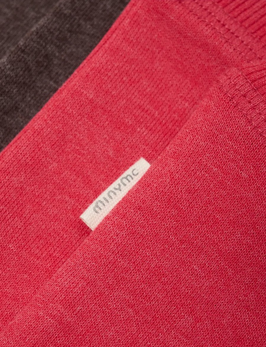 Minymo - Basic 37 -Sweat pant (2-pack) - mitmepakendiga püksid - tomato puree - 4