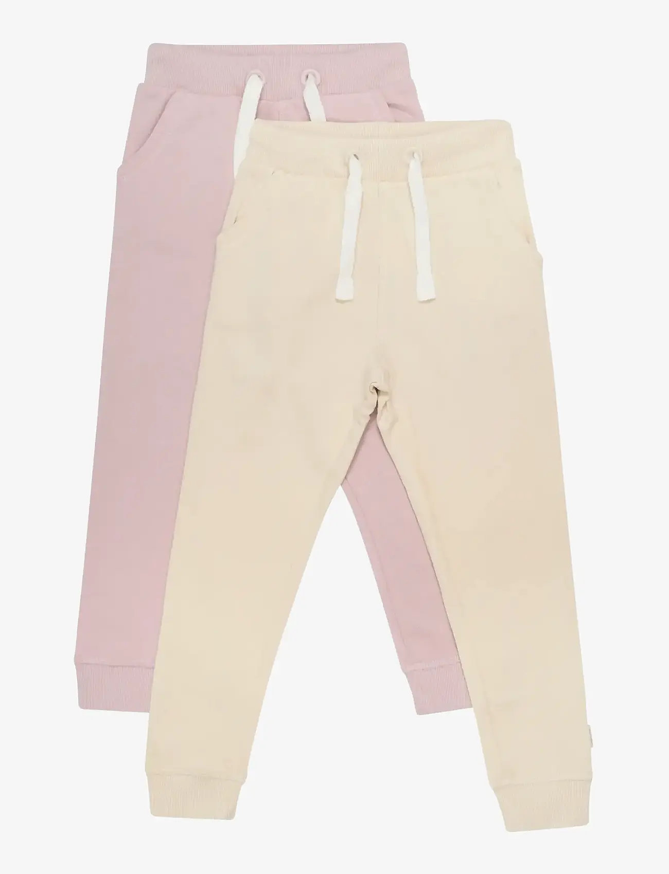 Minymo - Basic 37 -Sweat pant (2-pack) - laveste priser - violet ice - 0