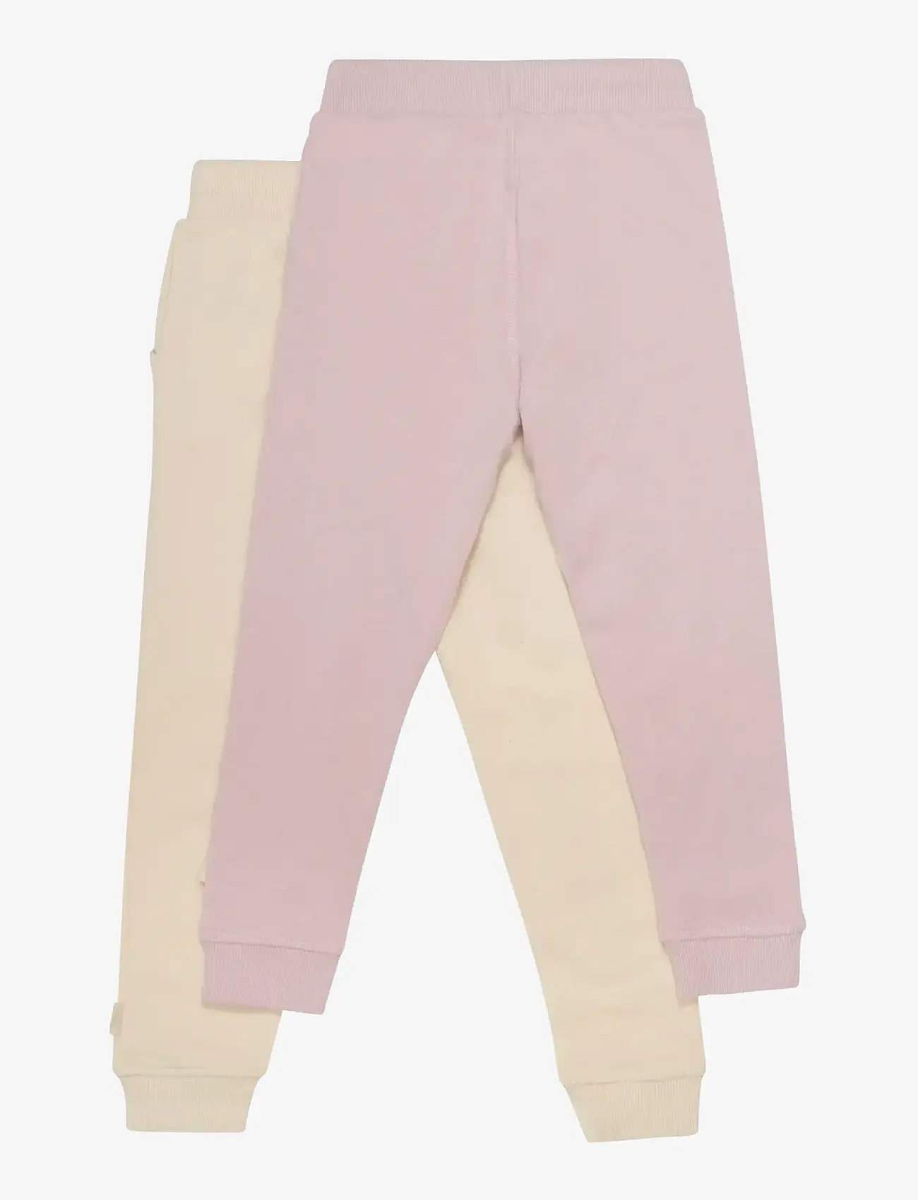 Minymo - Basic 37 -Sweat pant (2-pack) - laveste priser - violet ice - 1