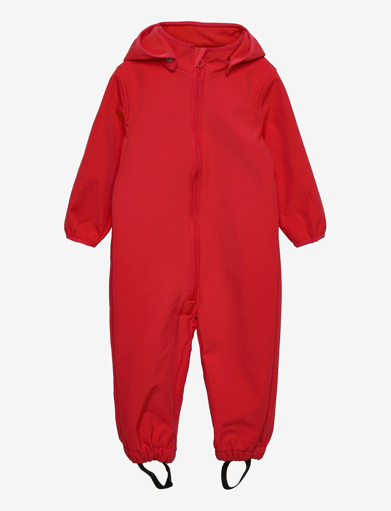 Minymo - Softshell suit - Solid - hibiscus - 0