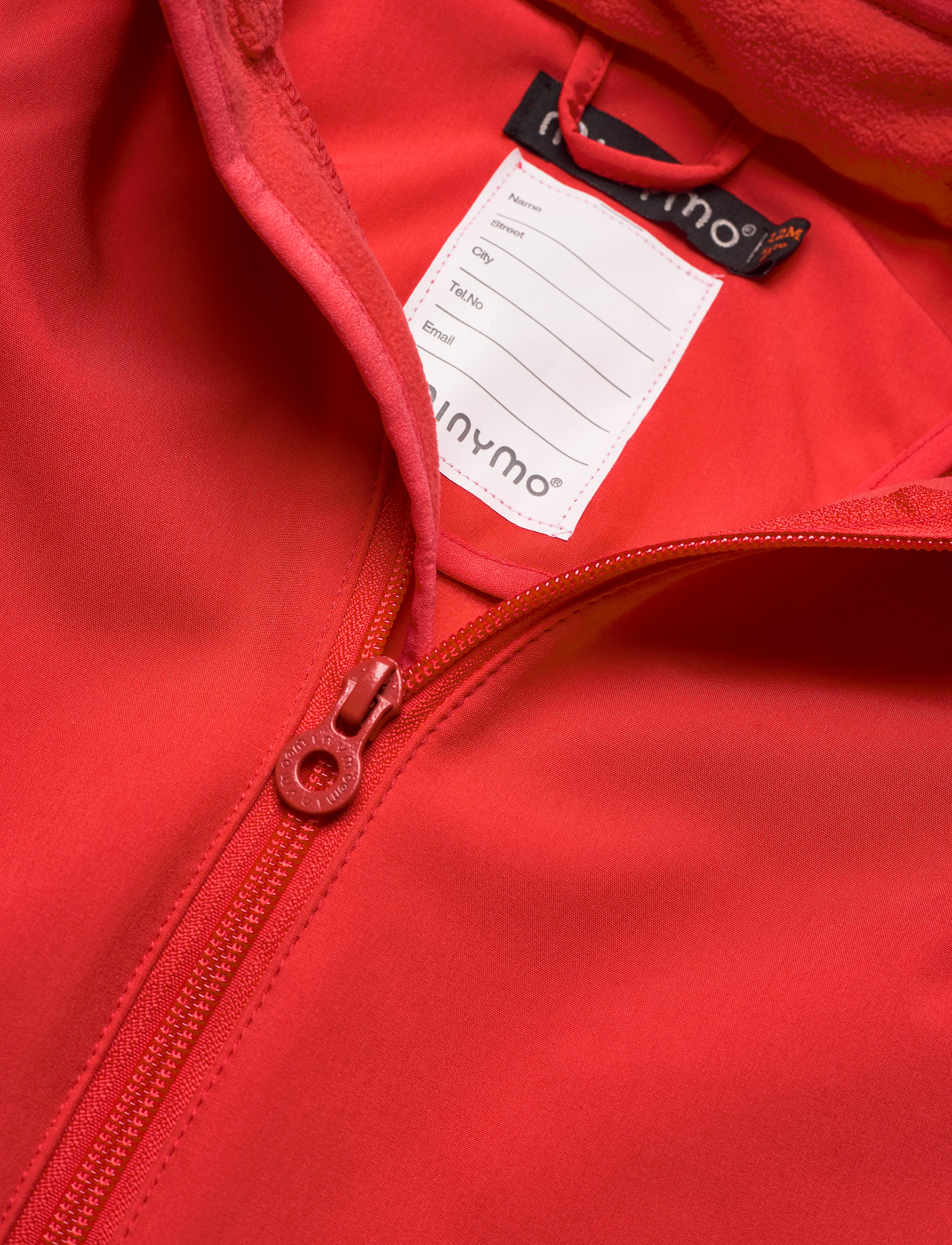Minymo - Softshell suit - Solid - hibiscus - 2