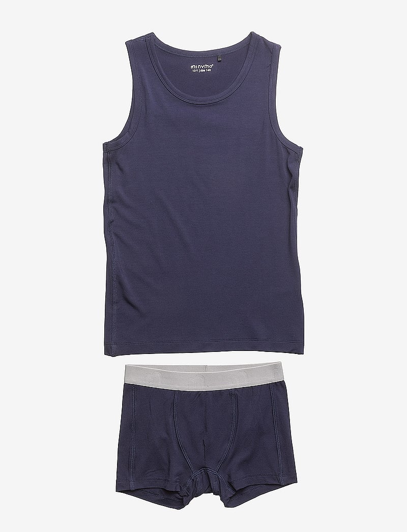 Minymo - Underwear set - underklädesset - dark navy - 0