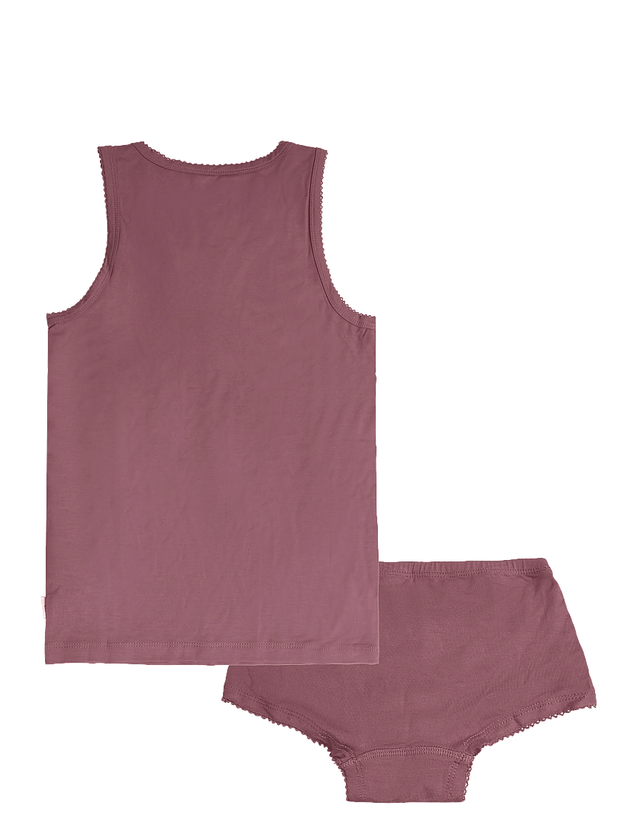 Minymo - Underwear set - underklädesset - rose brown - 1