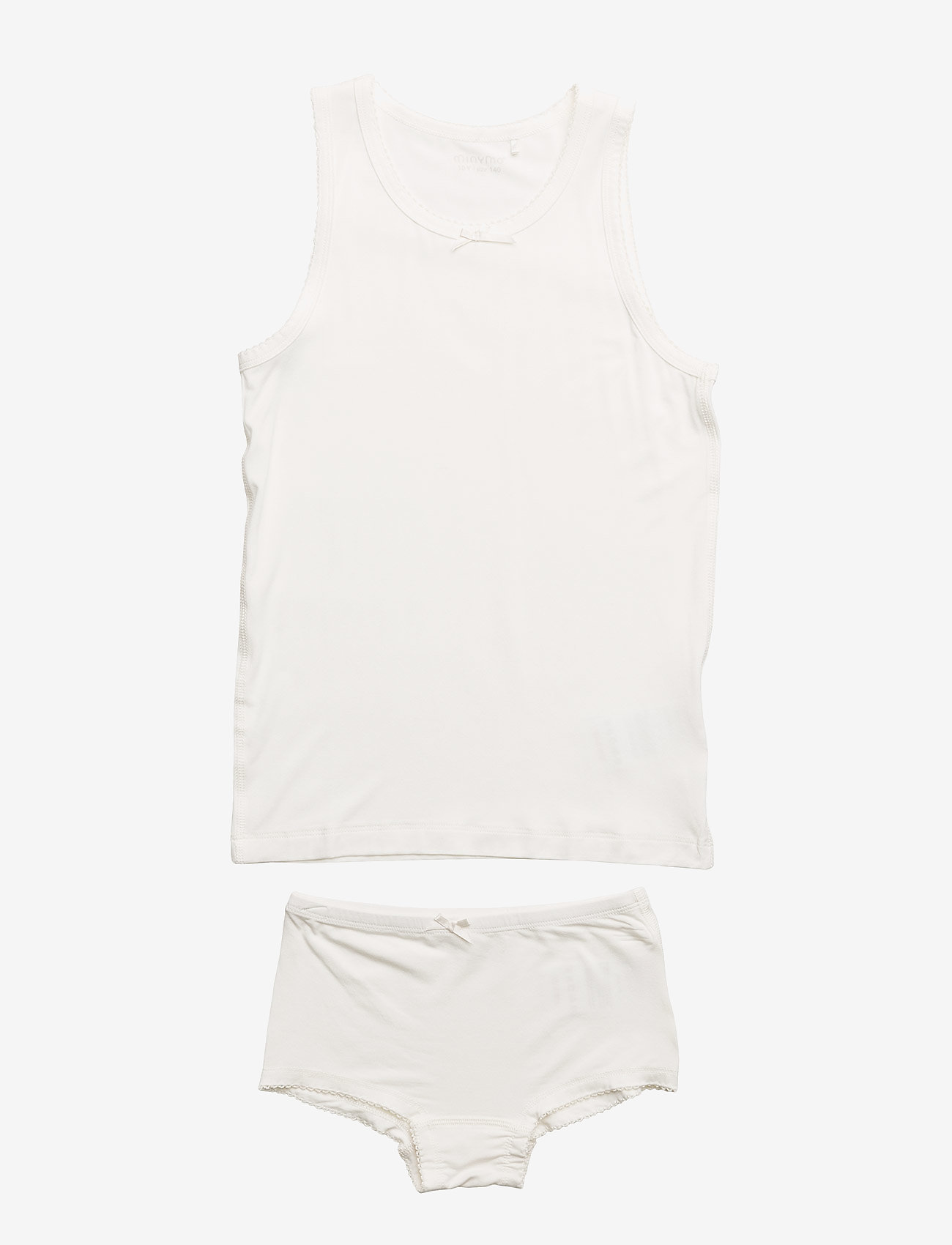 Minymo Underwear Set, 152, White, Undertøj > Undertøjssæt, Børn