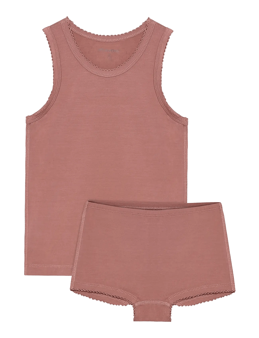 Minymo - Underwear set - aluspesukomplektid - withered rose - 0