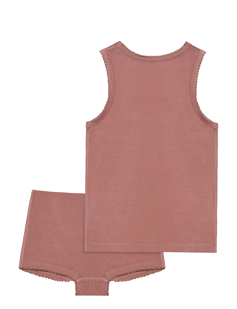 Minymo - Underwear set - aluspesukomplektid - withered rose - 1