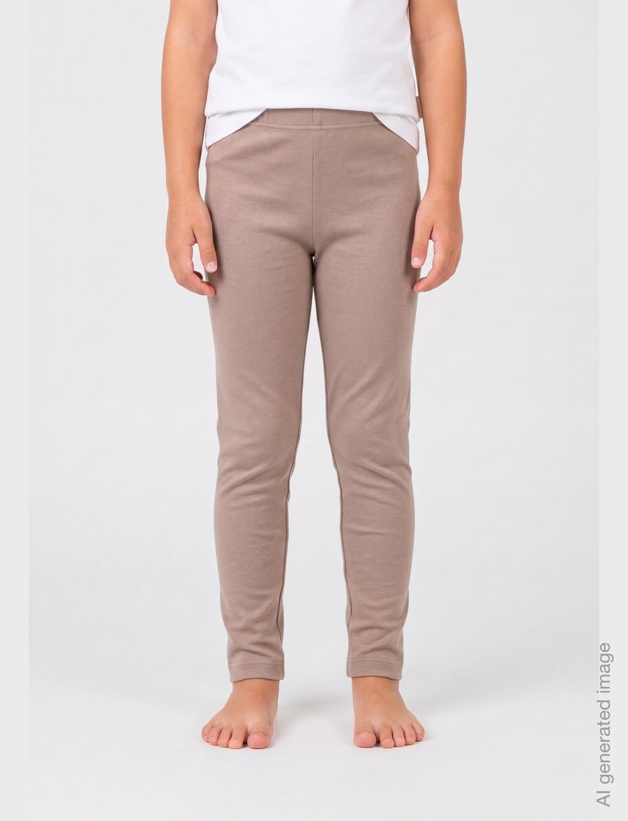 Minymo - Basic Leggings (2-pack) - hosen-multipack - apple butter - 4