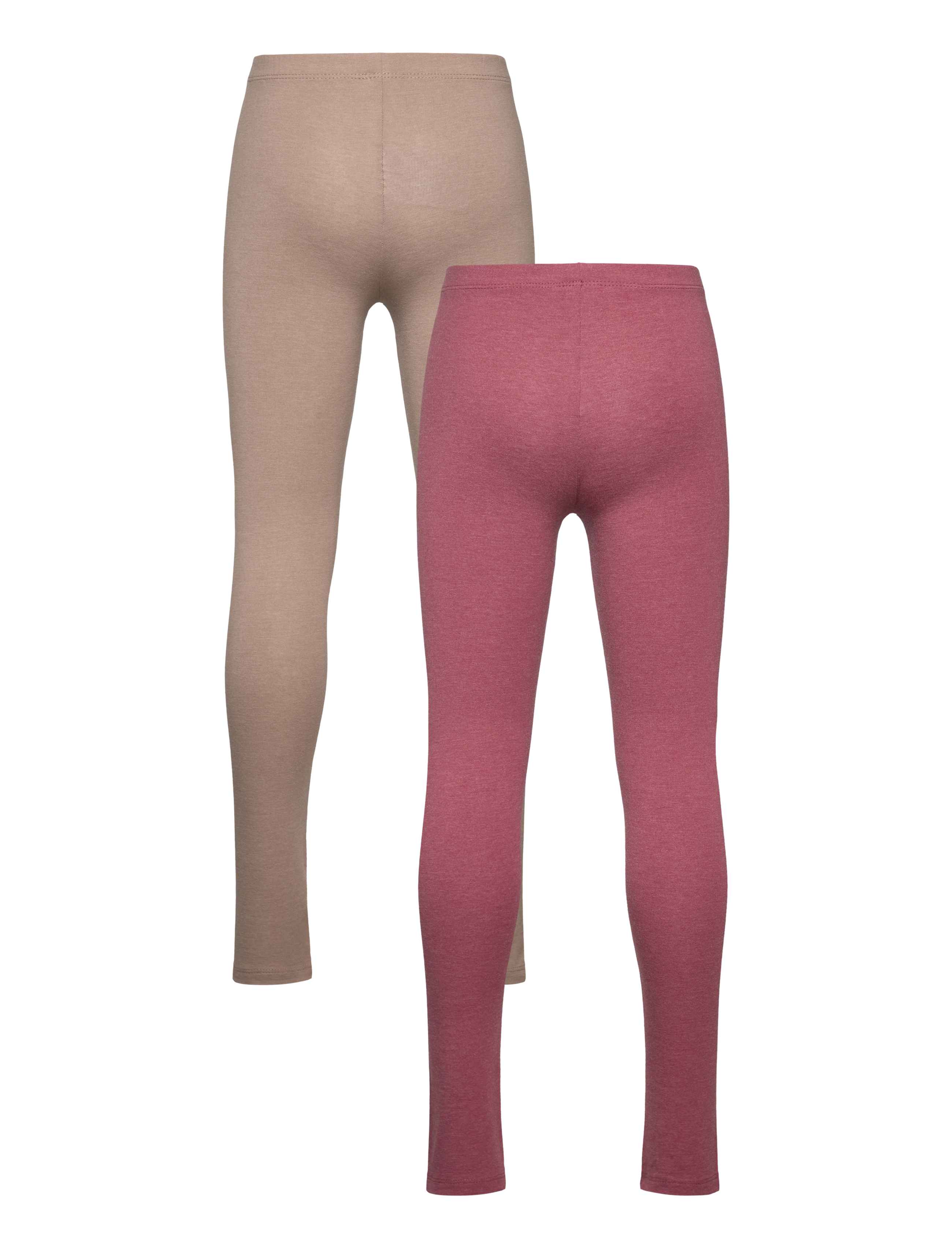 Minymo - Basic Leggings (2-pack) - leggings - apple butter - 1