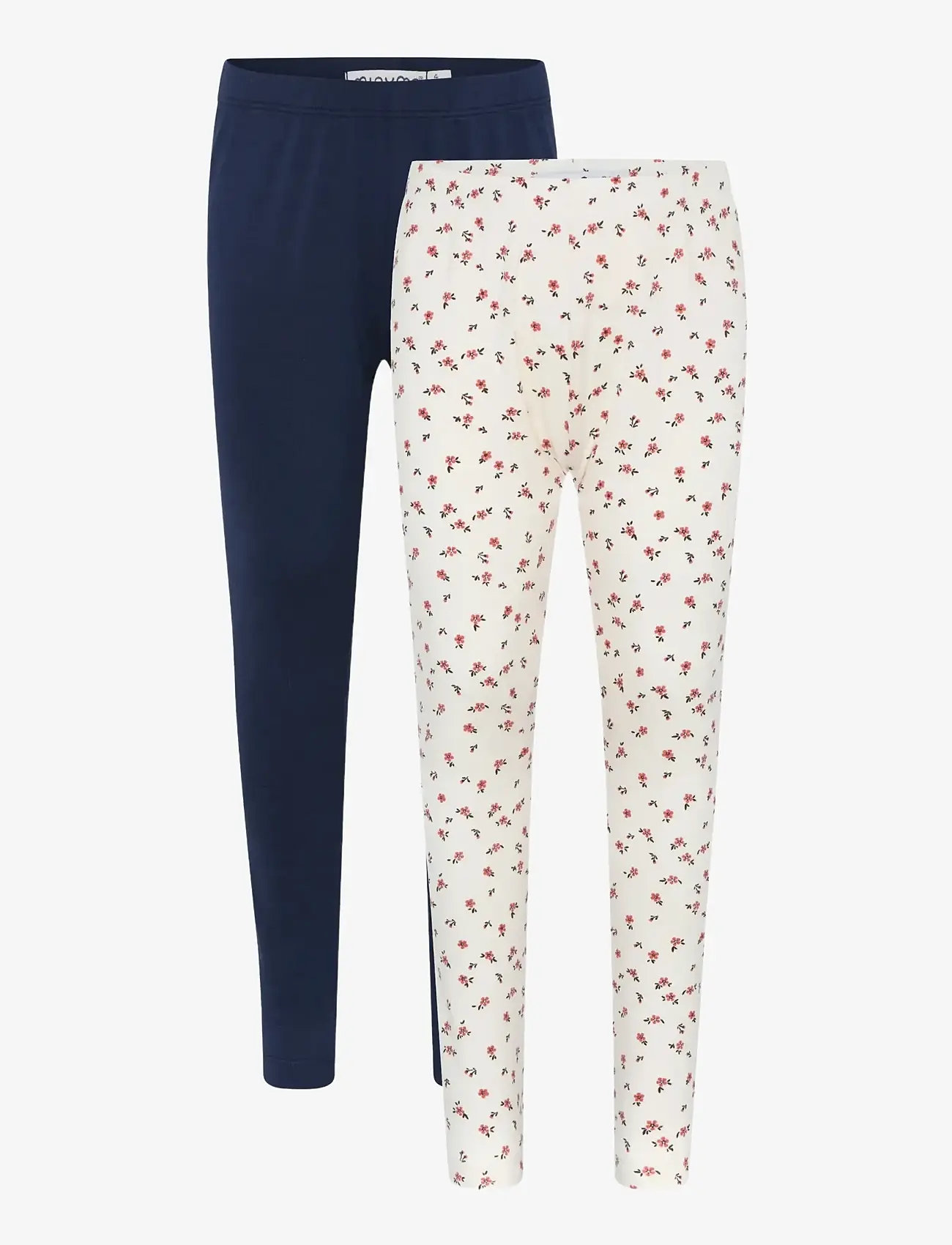 Minymo - Basic Leggings (2-pack) - laveste priser - dark navy - 0