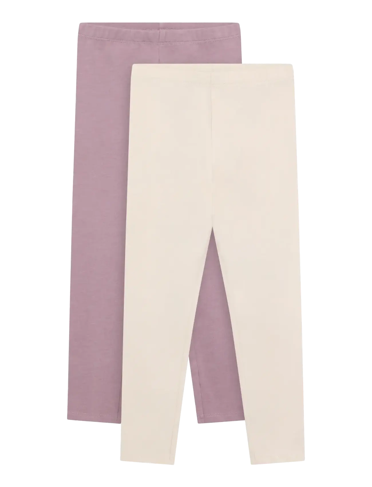 Minymo Basic Leggings (2-Pack), 122, Unterteile, Mehrfarbig/gemustert - Leggings, Kinder