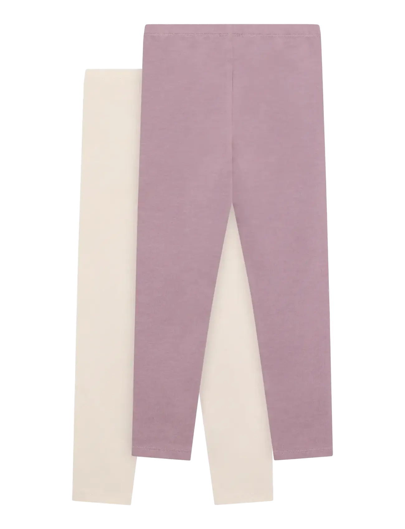 Minymo - Basic Leggings (2-pack) - multipack leggins - elderberry - 1