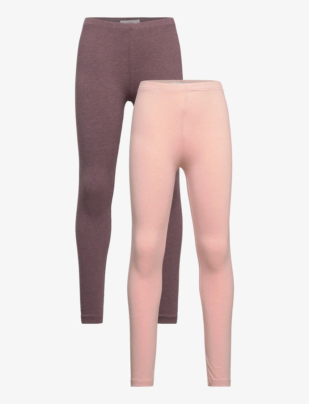 Minymo - Basic Leggings (2-pack) - multipack leggings - misty rose - 0
