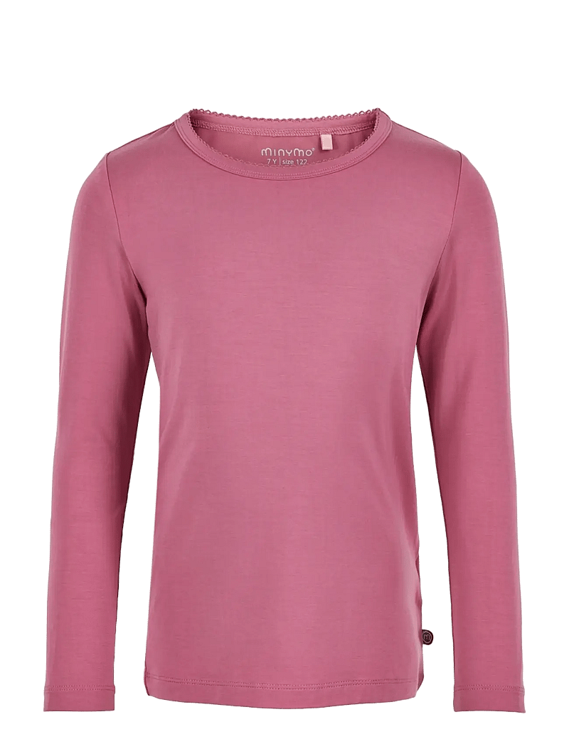Minymo - Blouse LS - pikkade varrukatega t-särgid - heather rose - 0