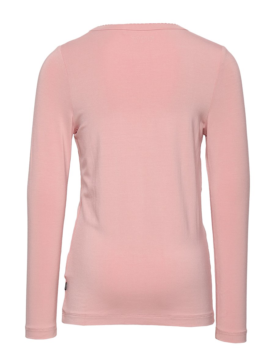 Minymo - Blouse LS - långärmade t-shirts - misty rose - 1