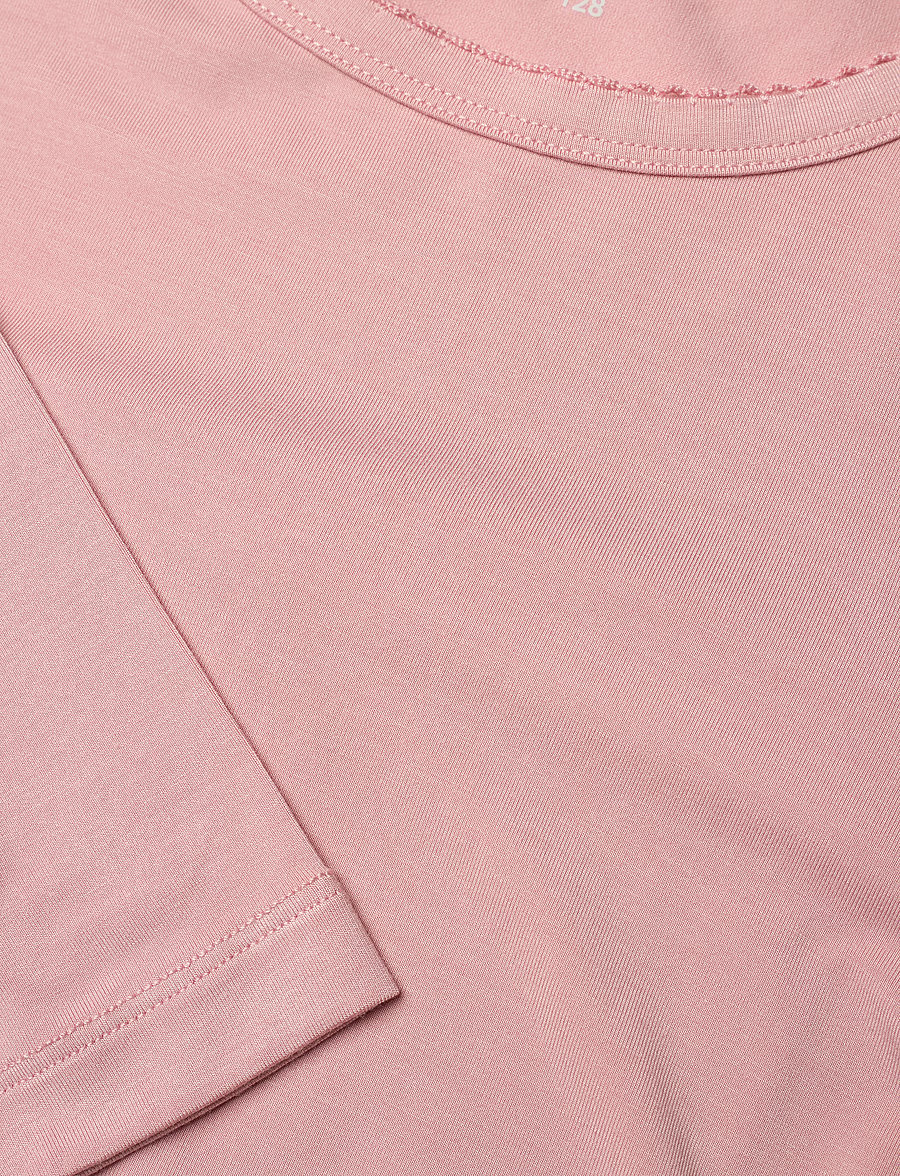 Minymo - Blouse LS - långärmade t-shirts - misty rose - 2