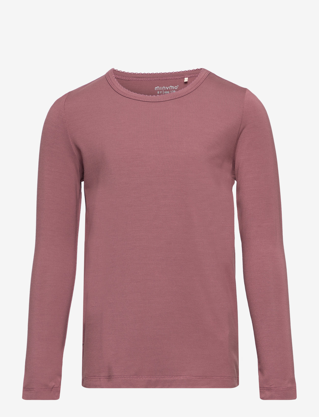 Minymo - Blouse LS - langærmede t-shirts - rose brown - 0