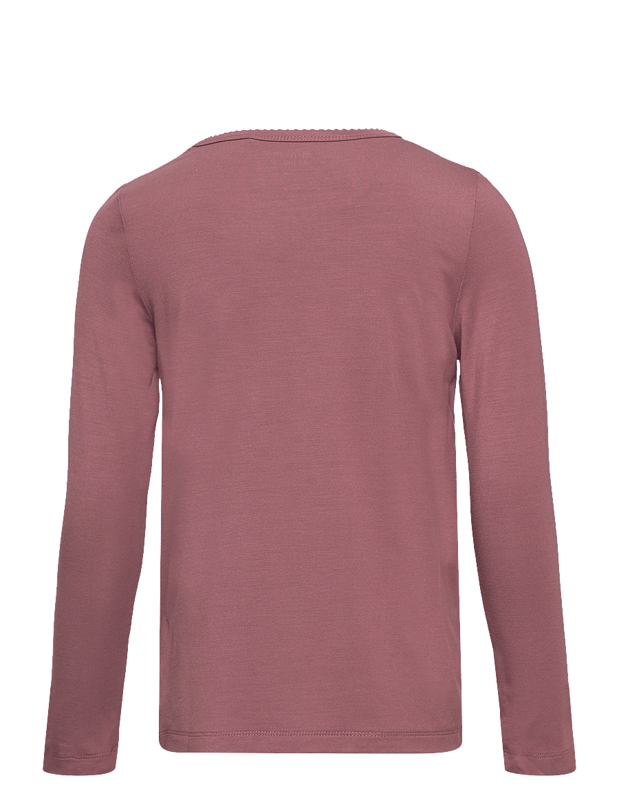 Minymo - Blouse LS - pikkade varrukatega t-särgid - rose brown - 1
