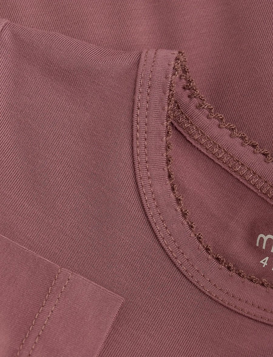 Minymo - Blouse LS - pikkade varrukatega t-särgid - rose brown - 2
