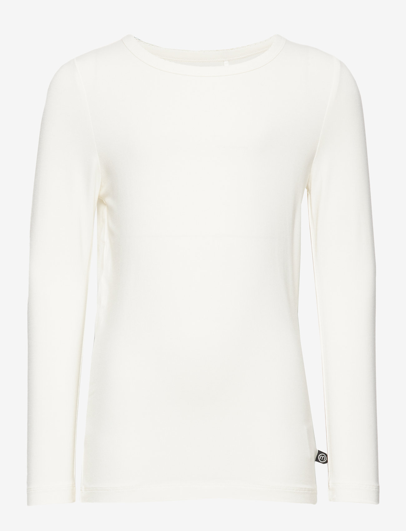 Minymo - Blouse LS - långärmade t-shirts - white - 0