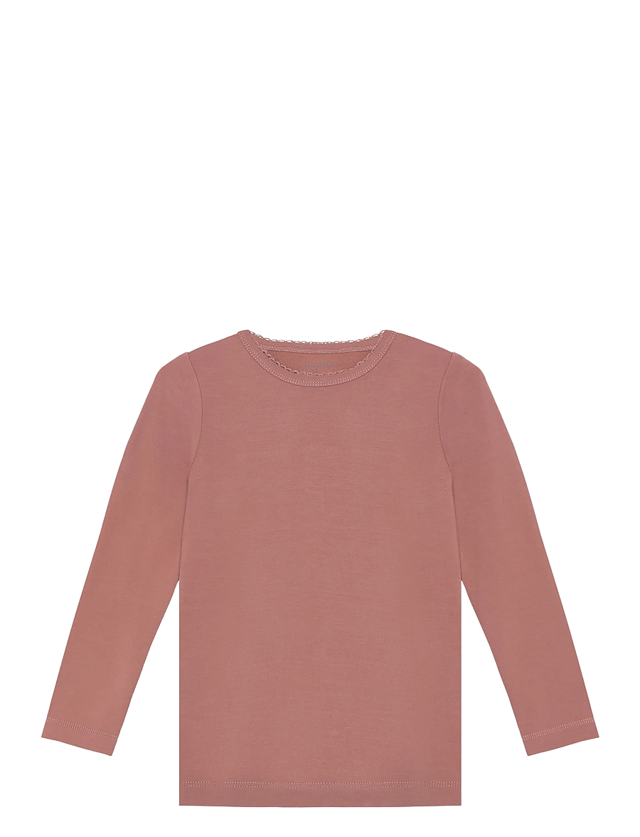 Minymo - Blouse LS - pikkade varrukatega t-särgid - withered rose - 0