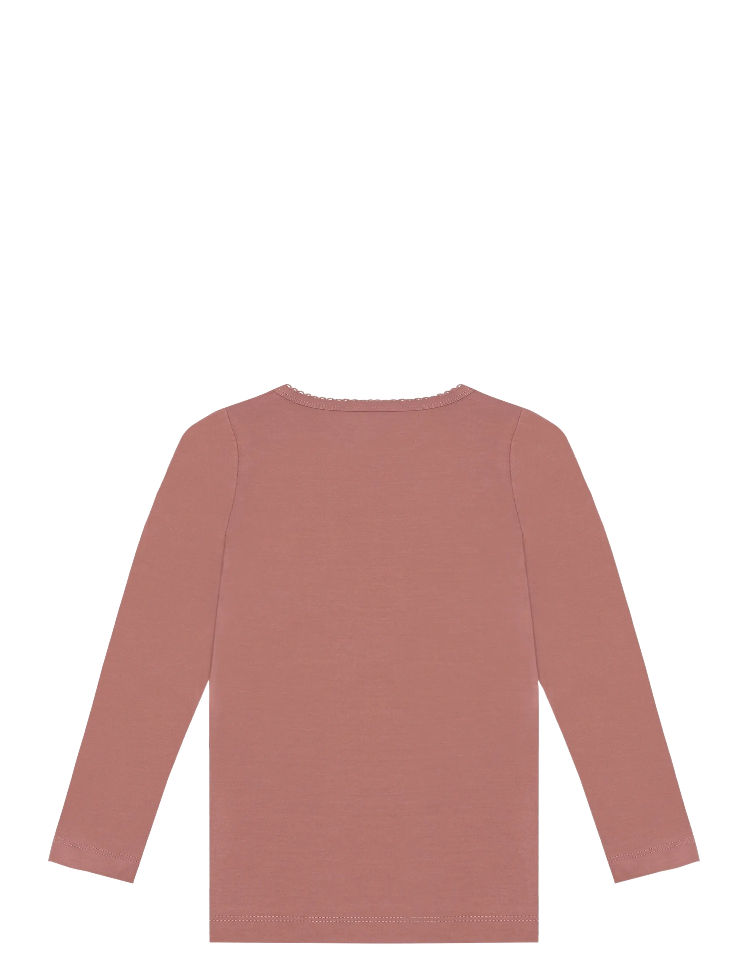 Minymo - Blouse LS - long-sleeved t-shirts - withered rose - 1