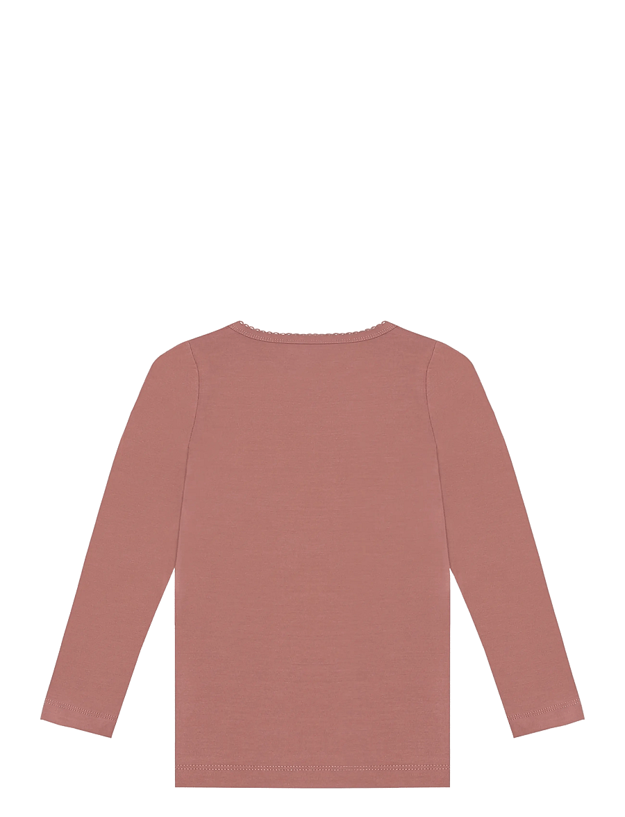 Minymo - Blouse LS - pikkade varrukatega t-särgid - withered rose - 1