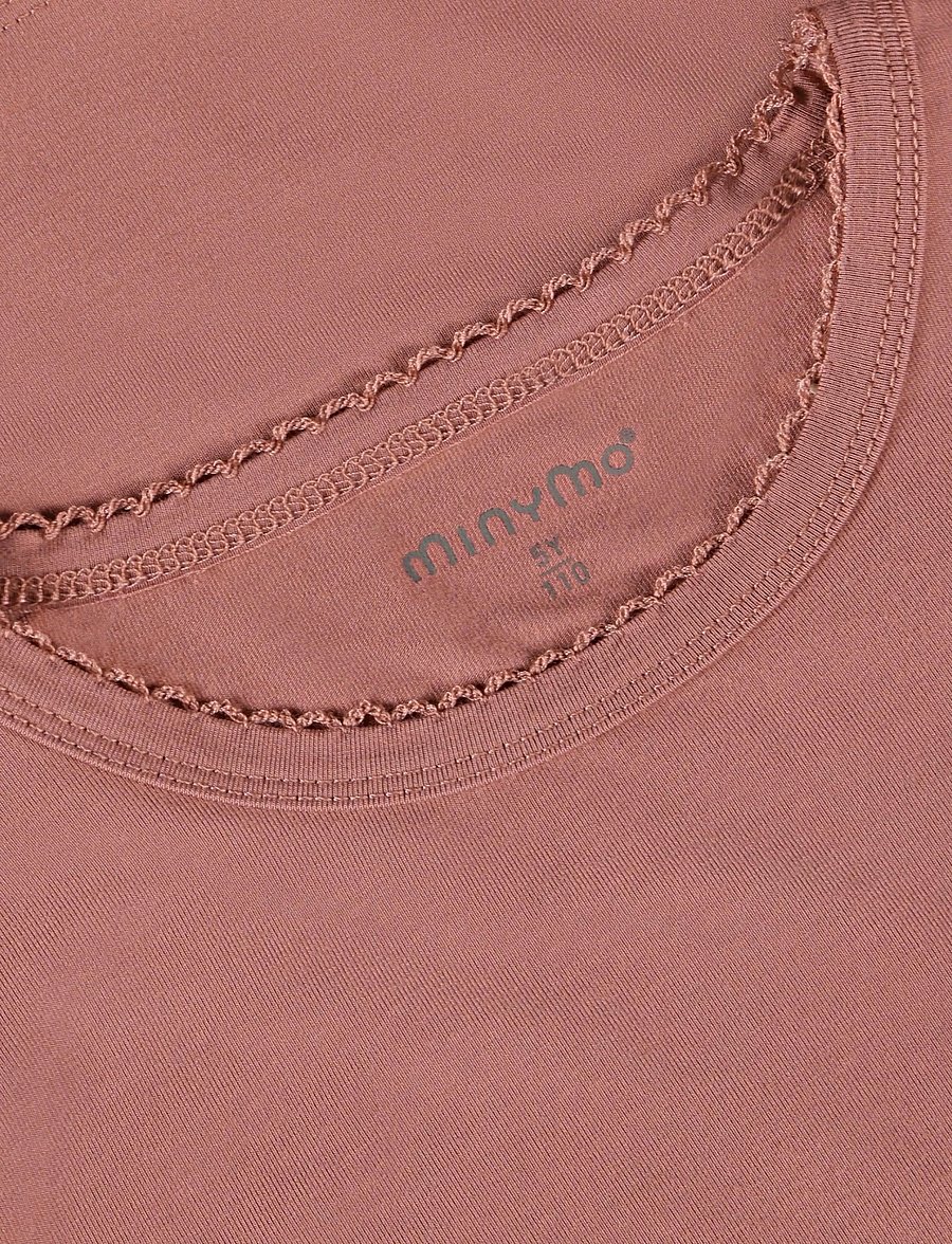 Minymo - Blouse LS - pikkade varrukatega t-särgid - withered rose - 2