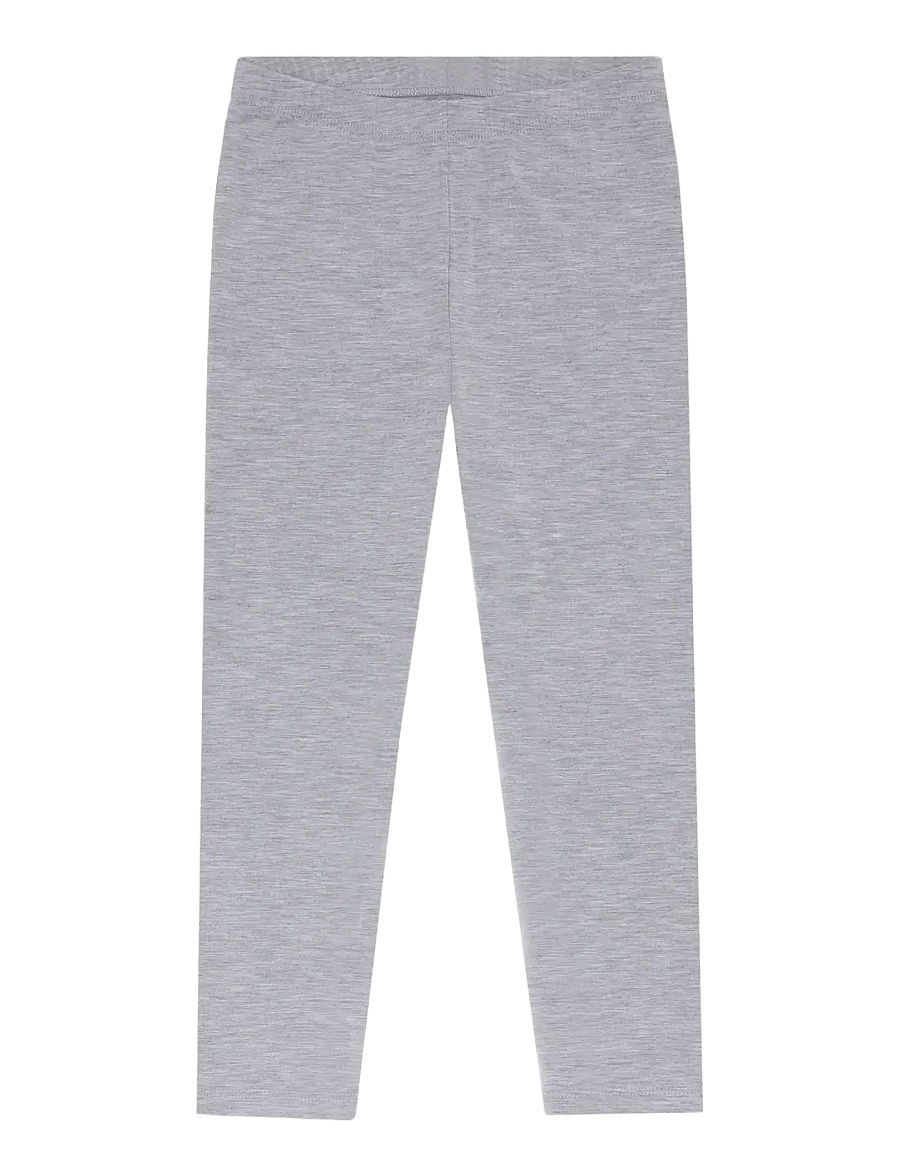 Minymo - Leggings - leggings - mediumgreymelange - 0