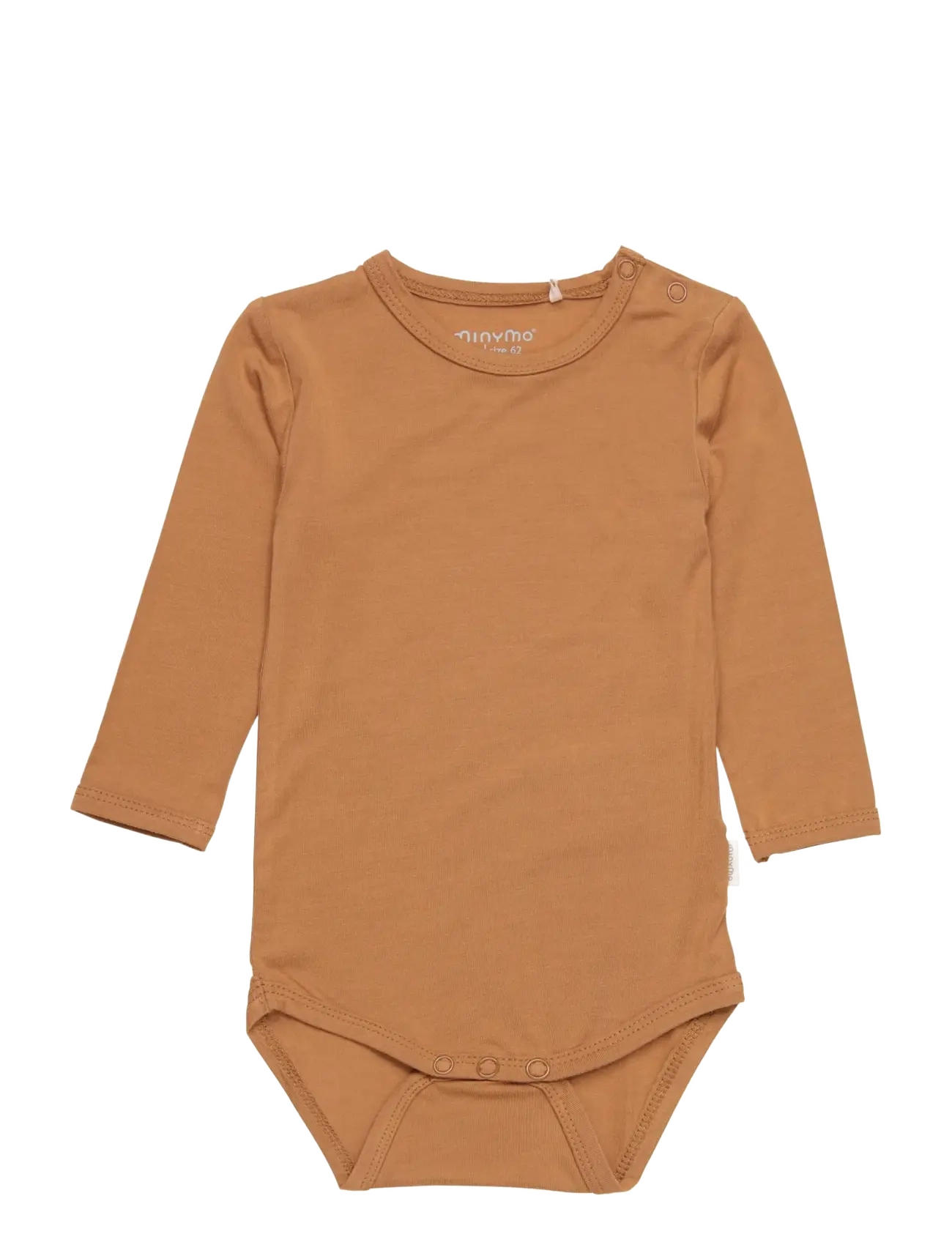 Minymo Body Ls, 74, Bodys, Braun - Long-sleeved, Kinder