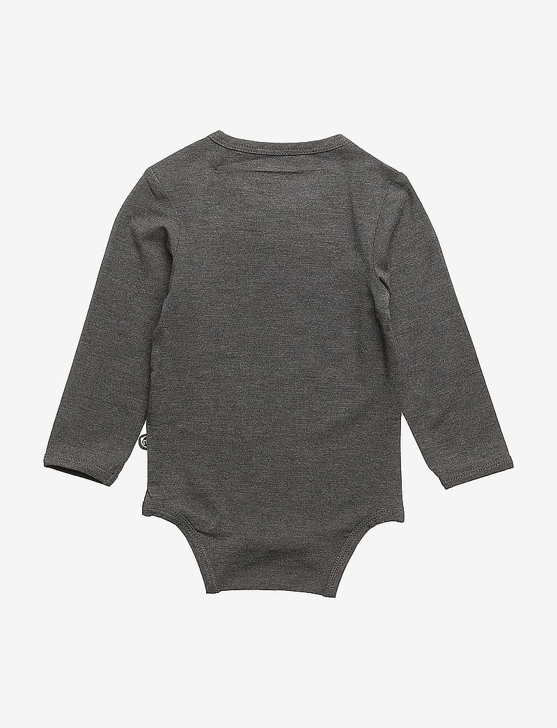 Minymo - Body LS - langärmelige bodys - dark grey melange - 1