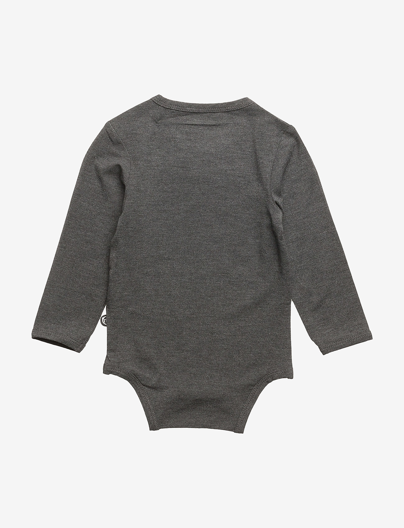 Minymo - Body LS - laveste priser - dark grey melange - 1