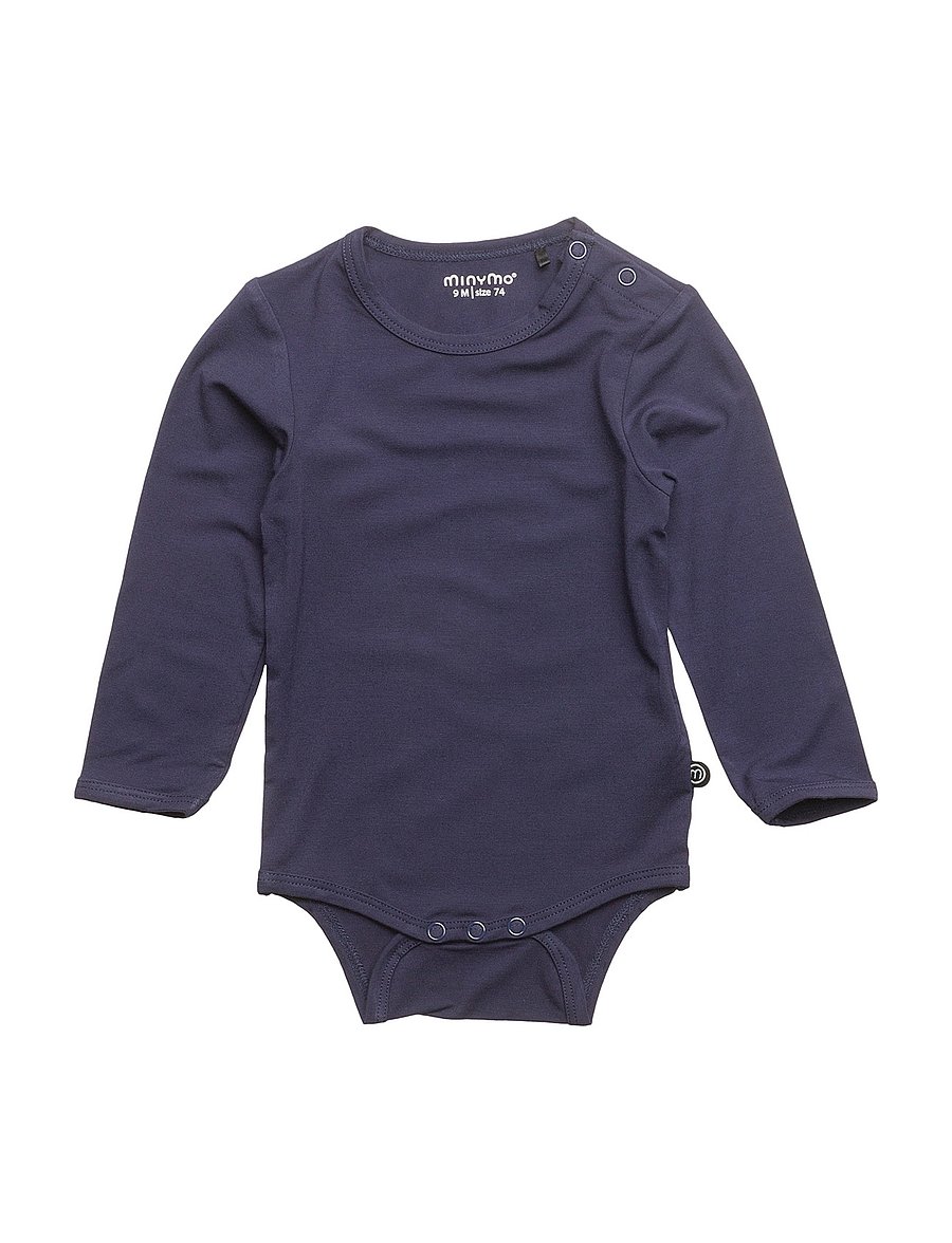Minymo - Body LS - langärmelige bodys - dark navy - 0