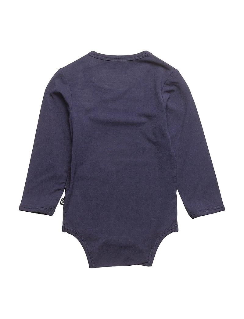 Minymo - Body LS - yksiväriset pitkähihaiset bodyt - dark navy - 1