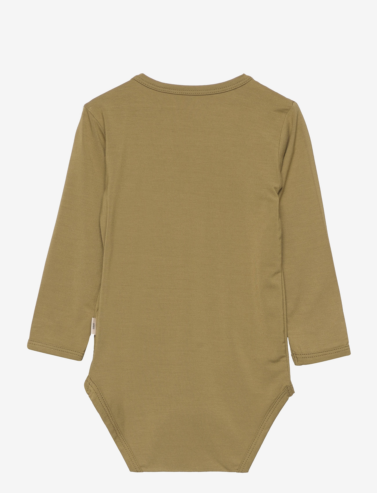 Minymo - Body LS - ensfarvede langærmede bodyer - dried herbs - 1