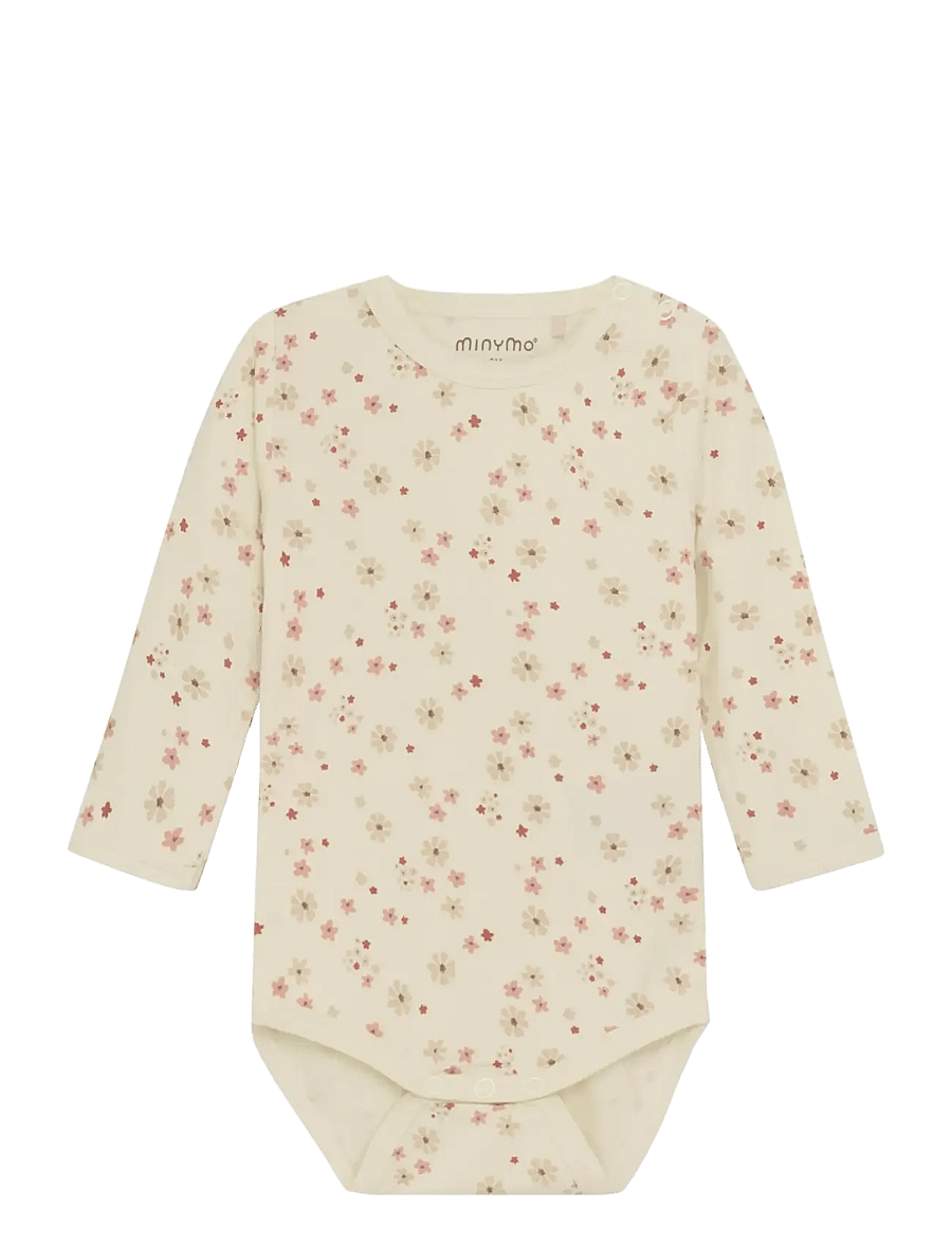 Minymo - Body LS - langärmelige bodys - dusty ceder - 0