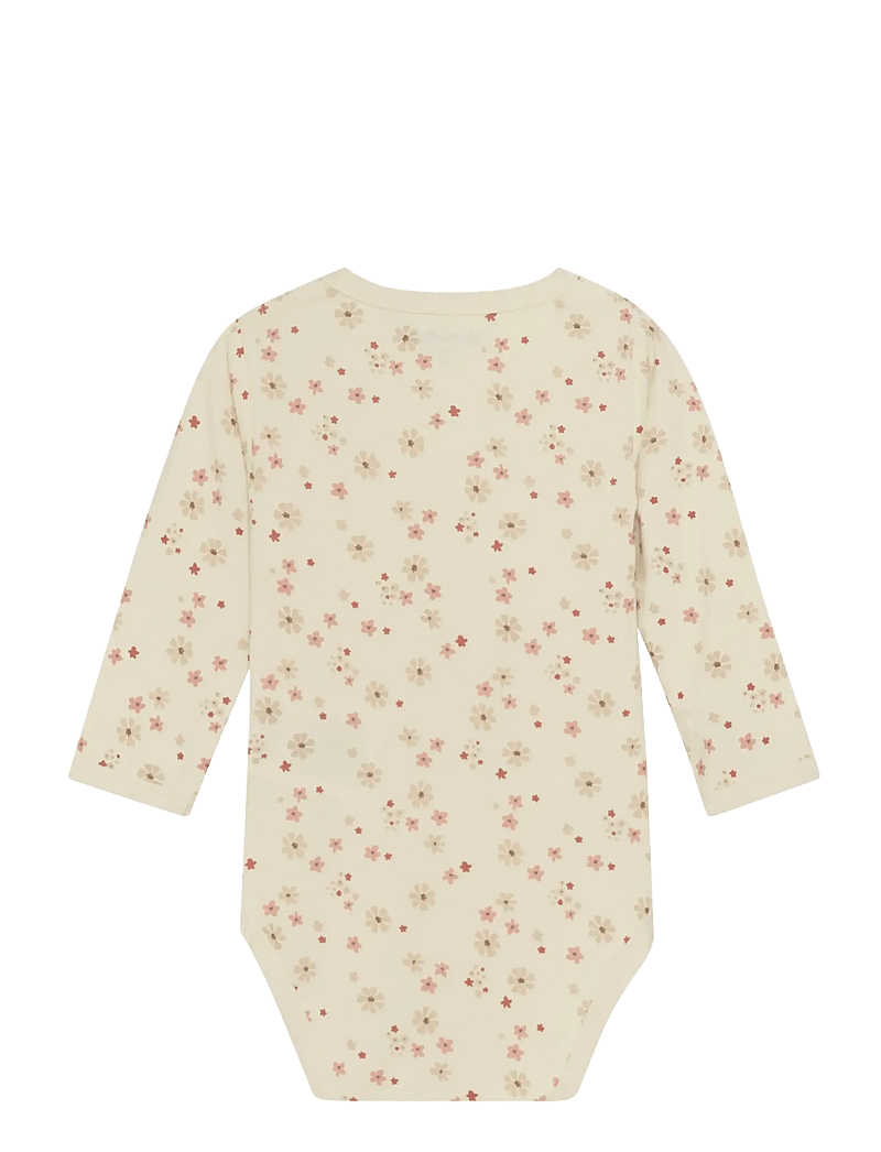 Minymo - Body LS - langærmede bodyer - dusty ceder - 1