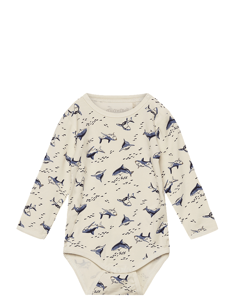 Minymo - Body LS - ensfarvede langærmede bodyer - inifinity - 0