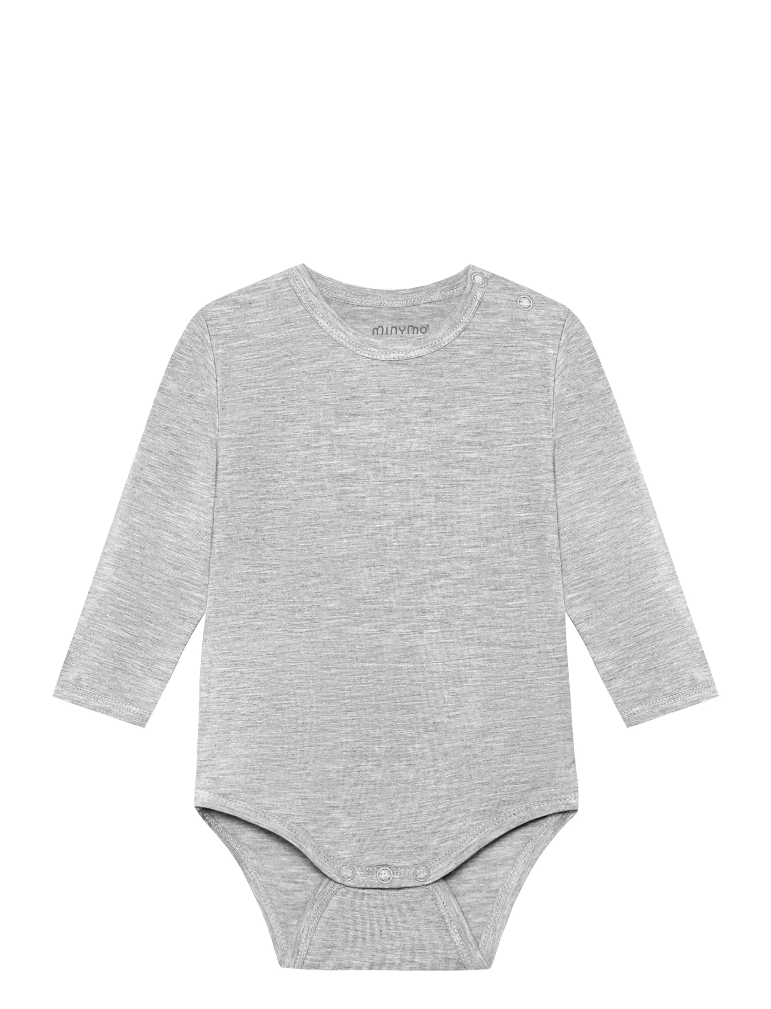 Minymo Body LS - Minymo - MEDIUMGREYMELANGE / grey