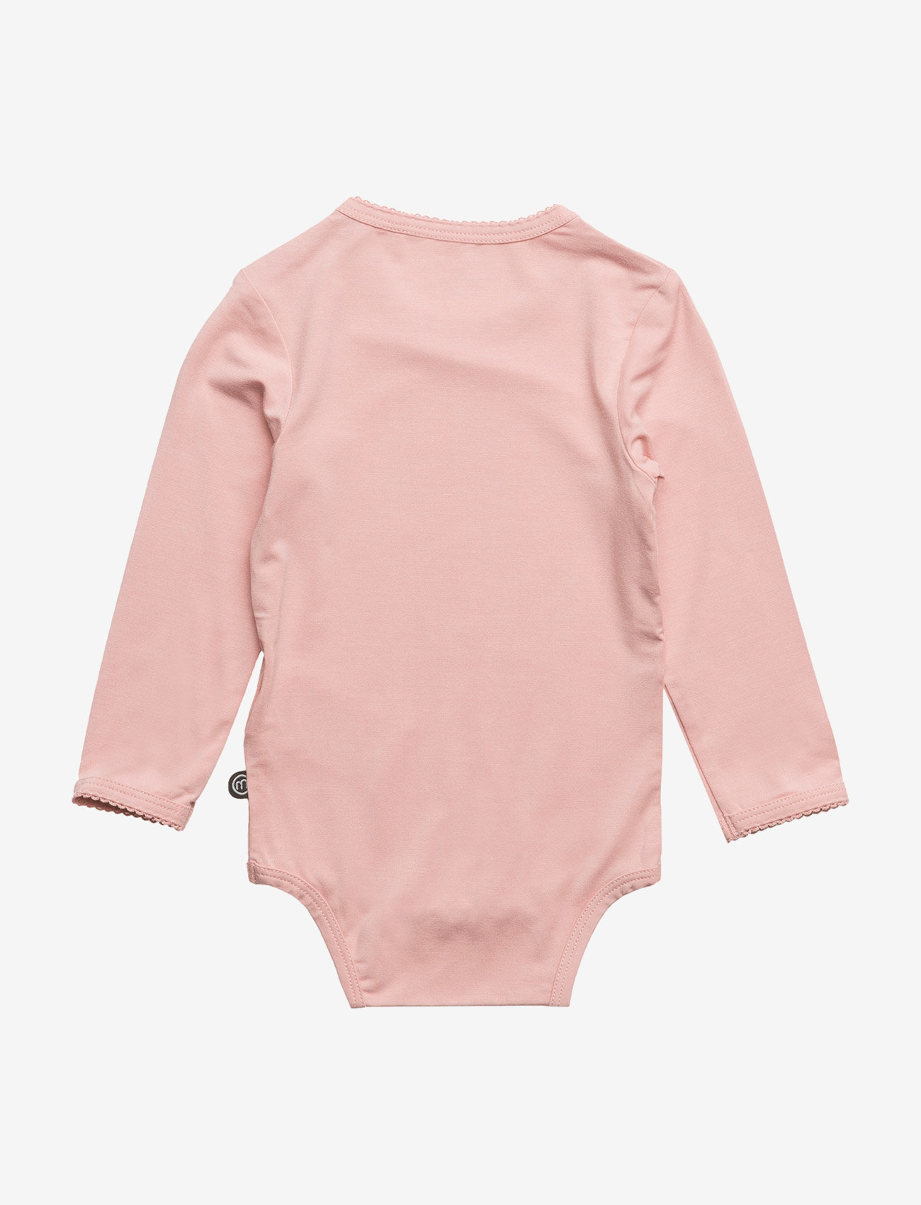 Minymo - Body LS - ensfarvede langærmede bodyer - misty rose - 1