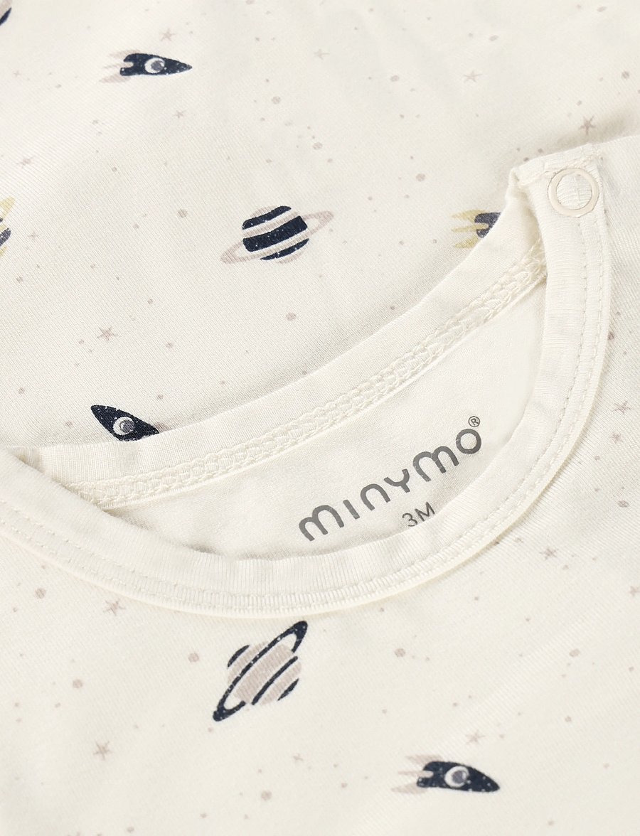 Minymo - Body LS - long-sleeved bodies - niagara mist - 2