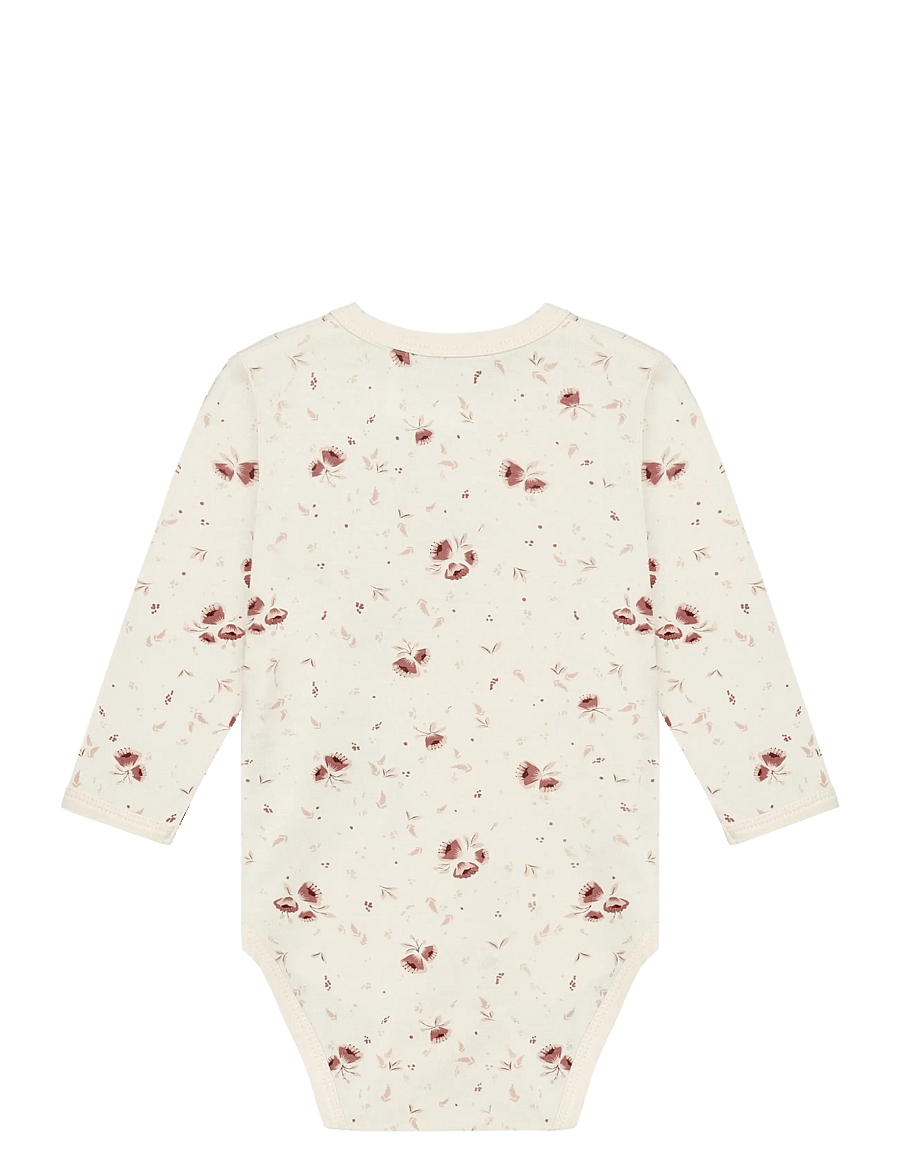 Minymo - Body LS - long-sleeved bodies - peach whip - 1